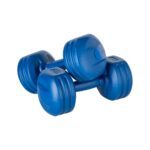REBEL ACTIVE Bitumen dumbbell set 20kg (2x1kg + 2x2kg + 2x3kg + 2x4kg) - imagine 5