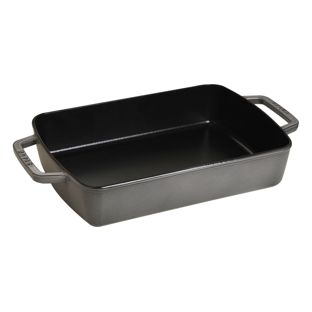 cps-0de0dcb8593dd35a1bcaf34719706807-2026-03-26-15-22-44 Staub rectangular baking tin - Graphite - imagine 1