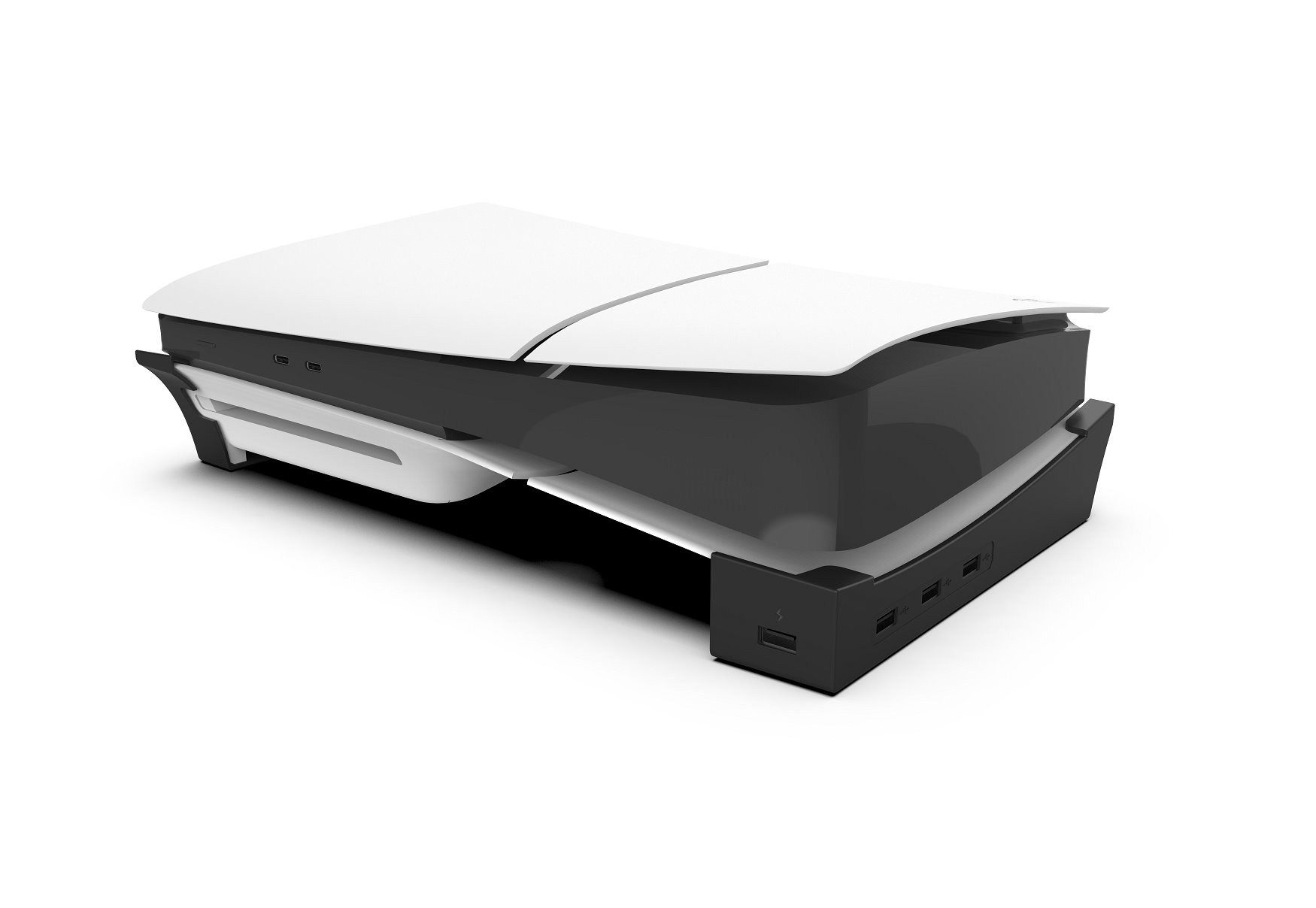 cps-0de4d9cd76357105f8501f590059e9c3-2026-03-05-08-44-15 iPega P5S008A Horizontální Stojan s USB HUB pro PS5 Slim/PS5 Pro Black - imagine 1