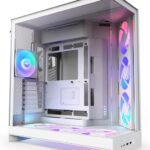 NZXT H9 Flow RGB+ Midi Tower White