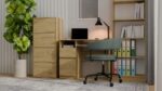 ALMA CHEST OF DRAWERS  ANTHRACITE/ARTISAN OAK - imagine 10