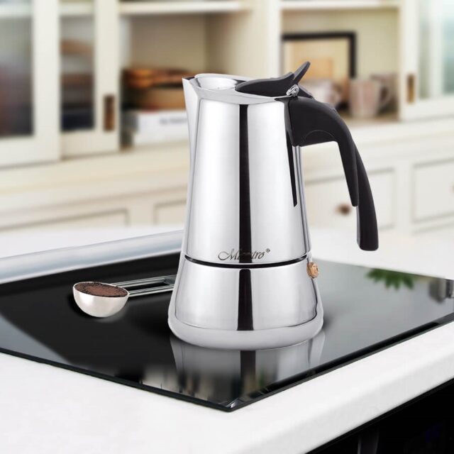 Feel-Maestro MR1660-200 manual coffee maker Pod coffee maker 0.2 L Chrome - imagine 5