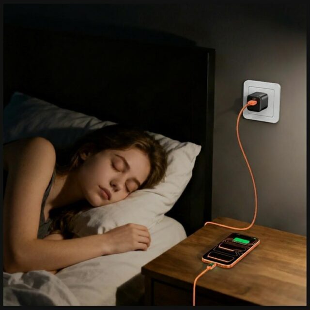 Cable USAMS U92 18W USB-C to USB-A 1.2m orange - imagine 4