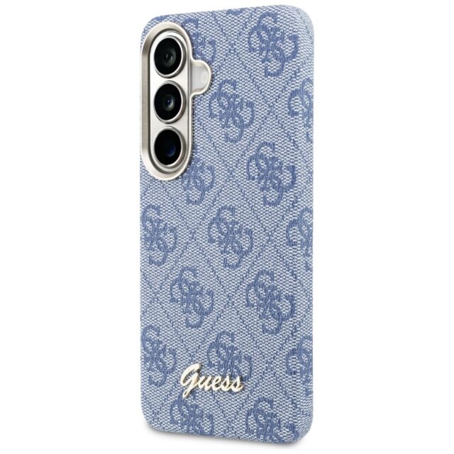 Case Guess 4G Script MagSafe for Samsung  Galaxy S26 blue - imagine 2