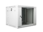 Lanberg WF02-6609-10S rack cabinet 9U Wall mounted rack Grey - imagine 4