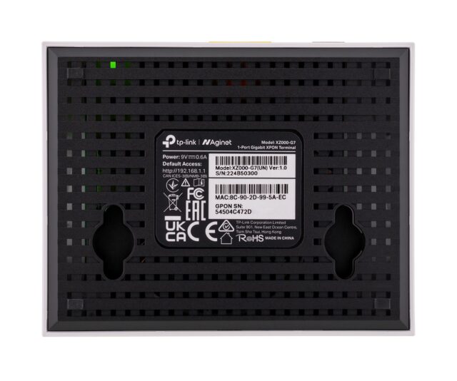 TP-Link 1-Port Gigabit XPON Terminal - imagine 3