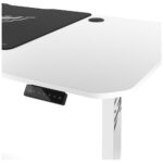 Desk with height adjustment Diablo Chairs X-TENSIO 1600 white - imagine 4