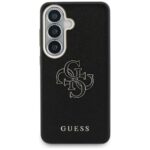 Case Guess Grained Big 4G Metal Logo for  Samsung Galaxy S26 black - imagine 4
