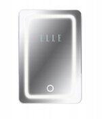 Mini lodówka z lusterkiem do makijażu LED ELLE 6L biała - imagine 8