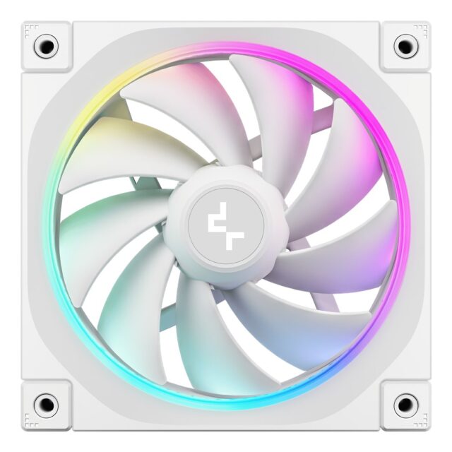 DeepCool FL12 WH-3 in 1 Computer case Fan 12 cm White 3 pc(s) - imagine 4