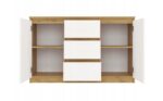 ARTISAN 2-DOOR 3-DRAWER CHEST OF DRAWERS/WHITE - imagine 3