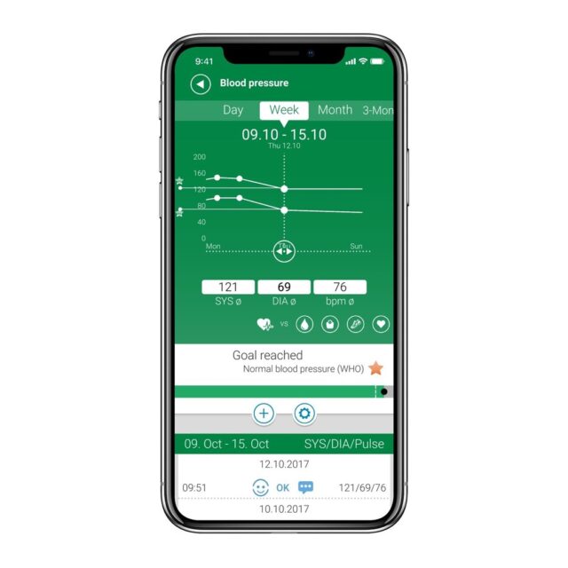 Upper arm blood pressure monitor Medisana BU 570 connect - imagine 10