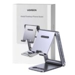 Ugreen LP263 Adjustable Stand for Phone/ Tablet Grey - imagine 2