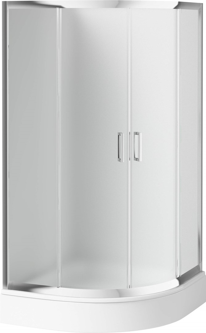 cps-0fbc0d06cc5107d5dd74341df9e21850-2026-03-03-02-20-40 Semicircular shower enclosure 90x90 cm - height 170 cm - imagine 1