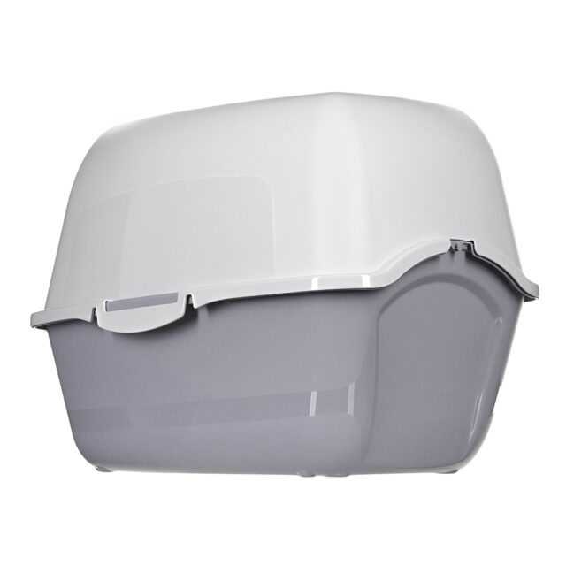 DIAMENTIQ BAYA whie/light grey -  cat litter box - 55 5 x 40 x 38 7 cm - imagine 7