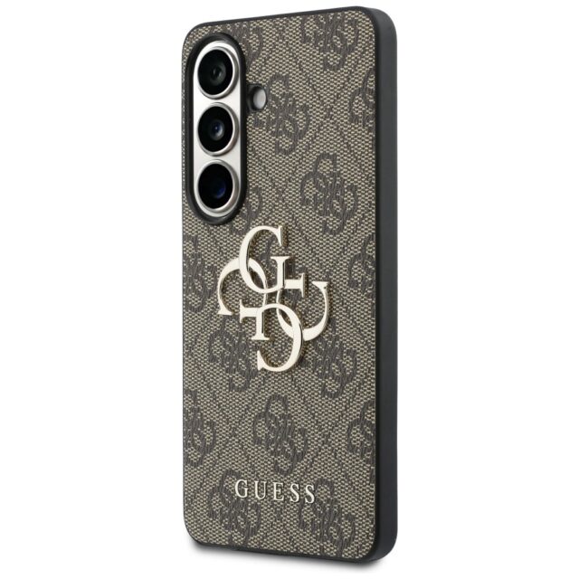 Case Guess 4G Big Metal Logo for Samsung  Galaxy S26 Plus brown - imagine 3