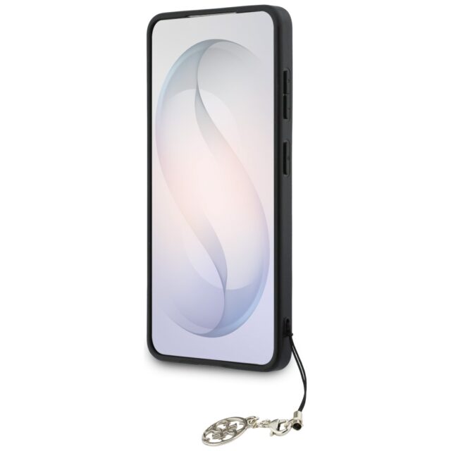 Case Guess 4G Classic Logo Charm MagSafe for Samsung Galaxy S26 black - imagine 4