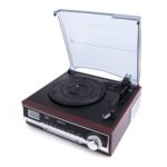 Camry Premium CR 1168 audio turntable Black  Wood