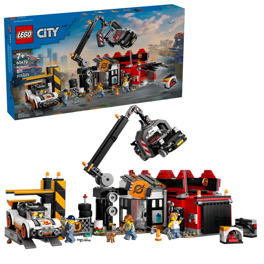 cps-1062da7ba5db34b9171462af8c5b4e07-2026-03-02-20-29-57 LEGO CITY 60472 Scrapyard with Cars - imagine 1