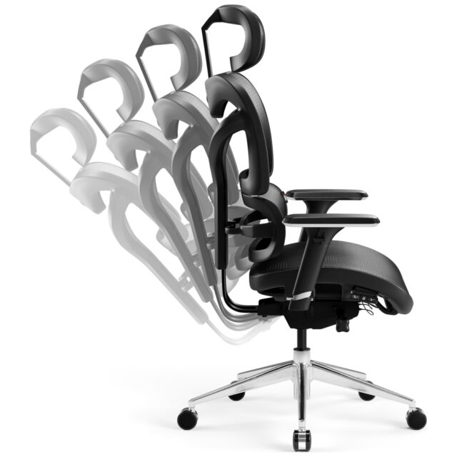 Ergonomic chair Diablo Chairs V-Commander black - imagine 6