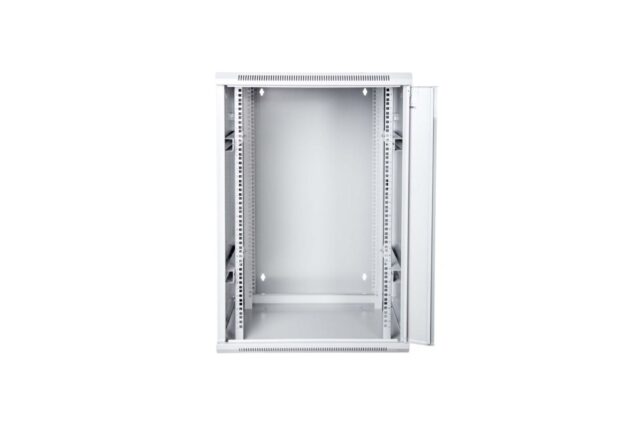 19  15U wall-mounted network rack cabinet 600x600  glass door  grey  split design  assembled  60kg - imagine 4