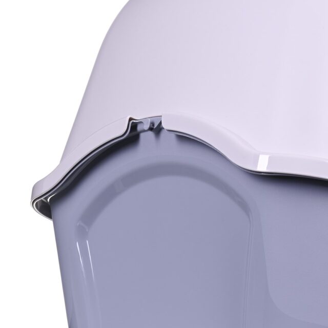 DIAMENTIQ BAYA whie/light grey -  cat litter box - 55 5 x 40 x 38 7 cm - imagine 8