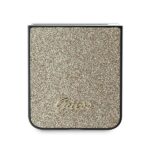 Guess GUHCZF6HGGSHD Z Flip6 F741 gold 4G Glitter Script - imagine 4