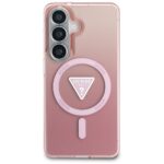 Case Guess IML Gradient Triangle MagSafe for Samsung Galaxy S26 pink - imagine 3