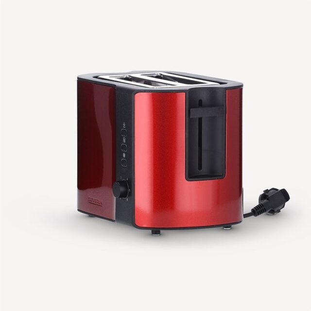 Severin AT 2217 toaster 2 slice(s) 800 W Metallic  Red - imagine 5