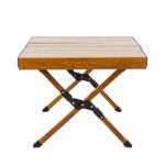 Folding camping garden table DREVO 90cm - imagine 2