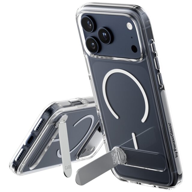 Case CARE by PanzerGlass Feature w. Kickstand MagSafe for iPhone 17 Pro Max transparent - imagine 2