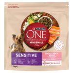 PURINA ONE MINI Dog Sensitive Salmon & Rice 1 5kg