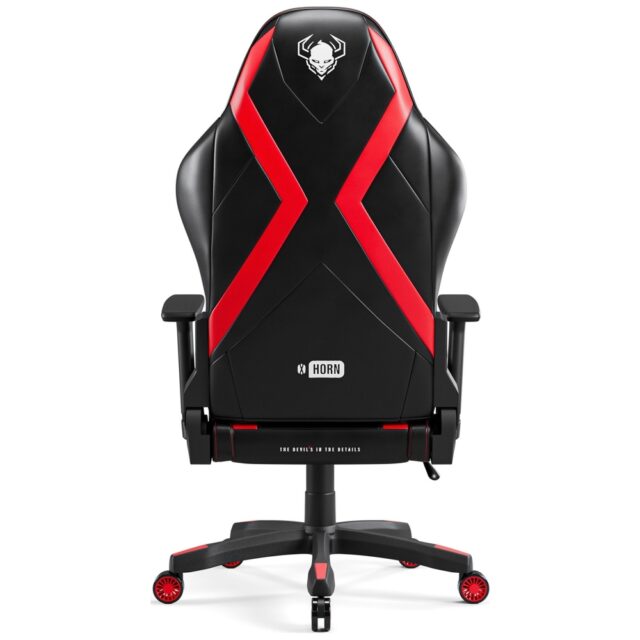 Gaming chair Diablo Chairs X-Horn 2.0 Normal Size black-red - imagine 3
