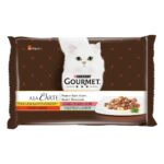 GOURMET A la Carte Chicken  Trout  Beef  and Fish - wet cat food - 4 x 85 g