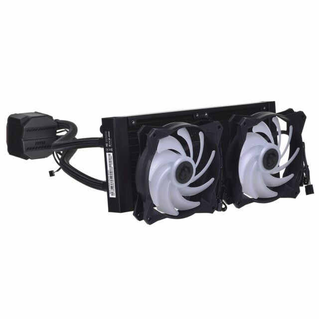 MSI MAG CORELIQUID M240 computer cooling system Processor All-in-one liquid cooler 24 cm Black - imagine 3