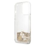 Guess GUHCP13LGLHFLGO iPhone 13 Pro / 136,1" gold hardcase Glitter Charms - imagine 7