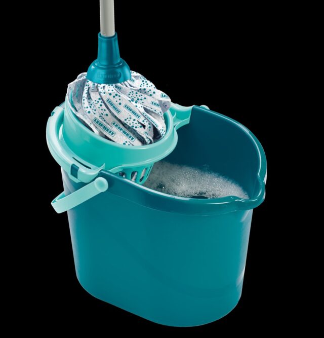 Leifheit 56792 mop Metal  Plastic  Viscose Turquoise  White - imagine 5