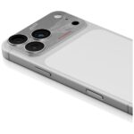 Camera Lens Glass Skinarma Sonix Full Aluminium for iPhone 17 Pro Max silver - imagine 2