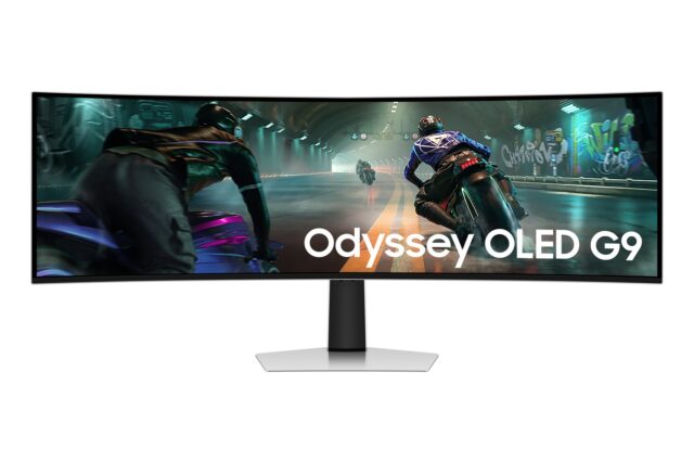 Samsung S49DG910SU computer monitor 124.5 cm (49 ) 5120 x 1440 pixels Dual QHD OLED Silver - imagine 2