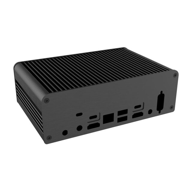 Akasa MaxWell Pro Mini-ITX Fanless Case - imagine 4