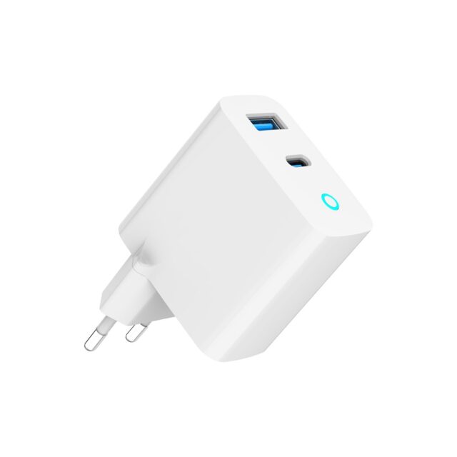 Gembird TA-UC-PDQC45L-W-01 mobile device charger Universal White AC Fast charging Indoor - imagine 3