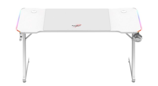 Huzaro Hero 3.3 White  RGB - gaming table - imagine 4