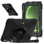 Pancerne etui z uchwytem 4smarts Rugged   Case Grip do Samsung Galaxy Tab Active Pro / Active4 Pro / Active5 Pro czarny - imagine 6