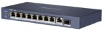 Hikvision DS-3E0510HP-E Network Links Unmanaged Gigabit Ethernet (10/100/1000) Power over Ethernet (PoE) Blue