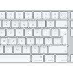 Apple Magic keyboard Universal USB + Bluetooth QWERTY English White