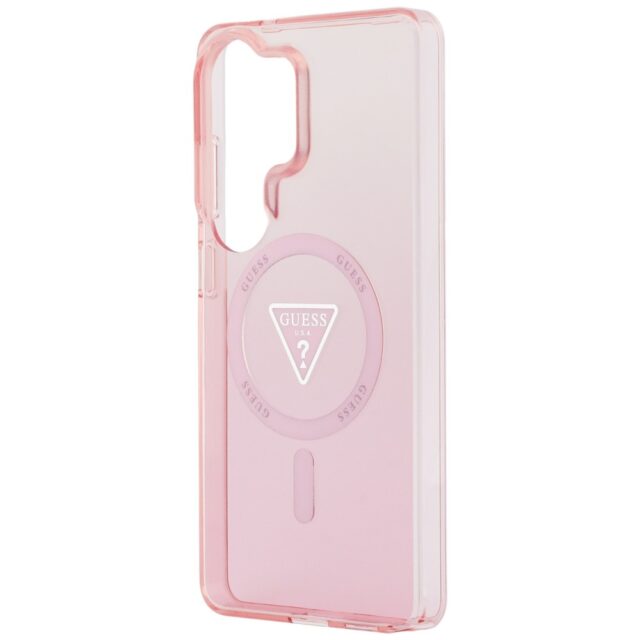 Case Guess IML Gradient Triangle MagSafe for Samsung Galaxy S26 Ultra pink - imagine 6