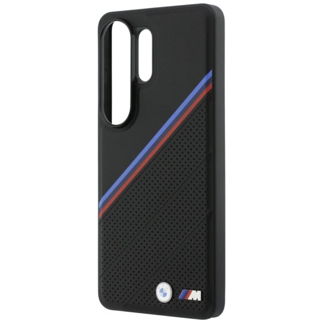 Case BMW Tricolor Metal Logo MagSafe for  Samsung Galaxy S26 Ultra black - imagine 6