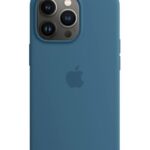 MM2G3ZE/A Apple Silikonový Kryt vč. Magsafe pro iPhone 13 Pro Blue Jay