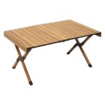 Folding camping garden table DREVO 90cm