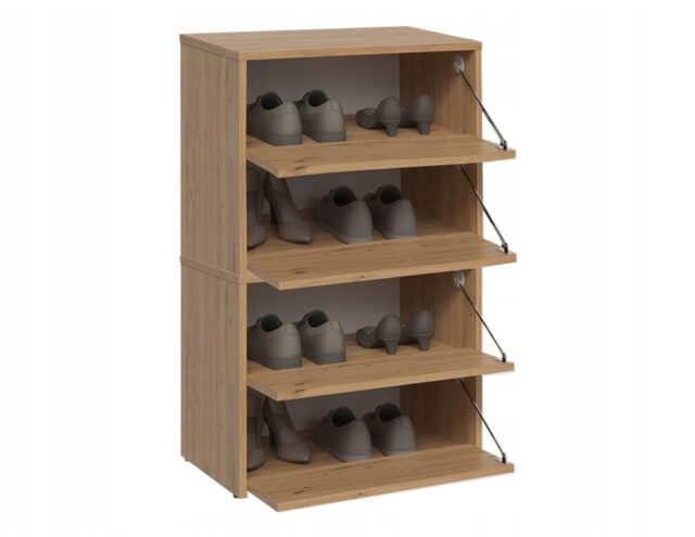 MODO X2 OAK ARTISAN SHOE CABINET - imagine 2